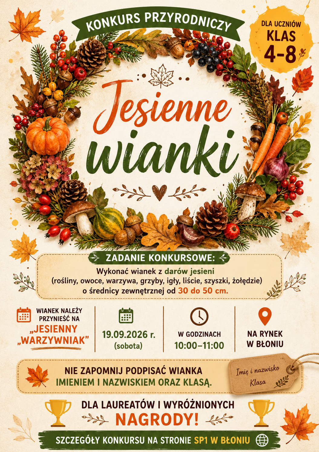 konkurs Jesienne wianki 1