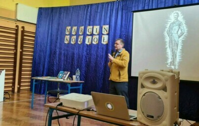 Zdjęcie do Spotkanie autorskie z Panem Marcinem Kozioł